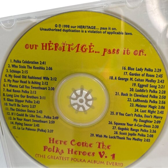 Here Come The Polka Heroes V.1 CD  The Greatest Polka Album Ever! - Picture 2 of 3
